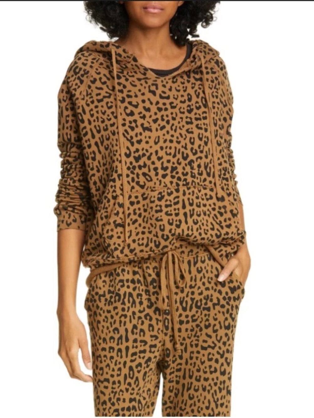 Nili Lotan Leopard Sweatshirt and Sweatpants